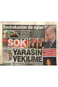 Gökçe Koleksiyon Şok Gazetesi 9 Ekim 2011 - Başbakan Erdoğan Vefat Eden Annesini Önceki Gün Son Yolculuğuna Uğurladı