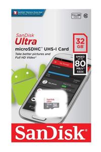 Casio Sandisk Ultra 32gb 80mb/s Micro Sd Hafıza Kartı