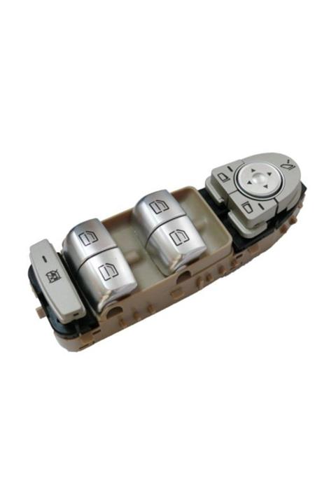 parçazamanı Mercedes C253 Kasa Glc 350 2017 Sonrası Sol Ön Cam Anahtarı Bej