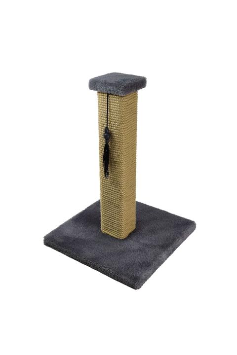 PETSİ Thick Kedi Tırmalama Ahşap Direk Antrasit