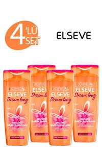 ELSEVE 4'lü Dream Long Onarıcı Bakım Şampuanı 360 ml Seti  36005237829322