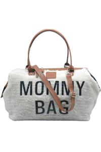 Babysi Mommy Bag Kuzu Peluş Tasarım Baby Anne Bebek Bakım Ve Kadın Çantası