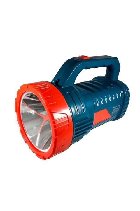 Vegetti Projektör El Feneri Şarjlı Işıldak 15 Watt + 26 Smd Led Silver Toss St-6608