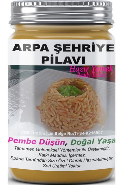 SPANA Arpa Şehriye Pilavı Ev Yapımı Katkısız 330gr