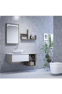 ALFİERE BAGNO Aroma 115 Cm Banyo Dolabı + Lavabo