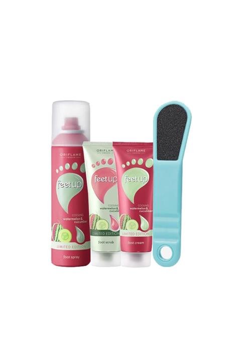 Oriflame Feet Up Karpuz Ve Salatalık Özlü Ayak Bakım Seti 4lü