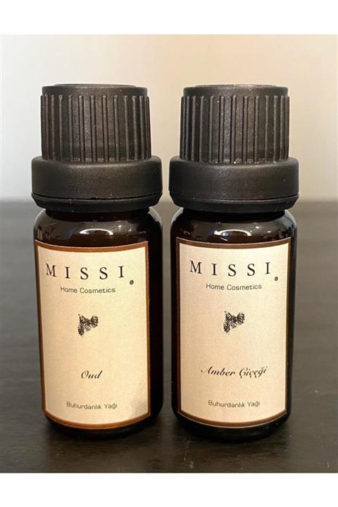 Missi 2li Oud & Amber Çiçeği Buhurdanlık Esansı/yağı