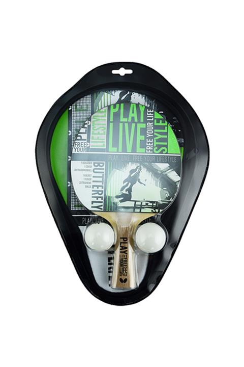 BUTTERFLY TT Free Your Style Masa Tenisi 1 Raket + Kılıf + 2 Top Set