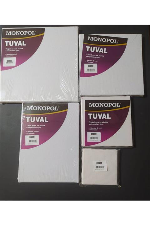 Monopol Tuval Seti 5li Yağlı Boya Ve Akrilik Için