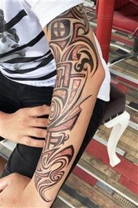 TAKIŞTIR Geçici Tribal Kol Dövme Tattoo