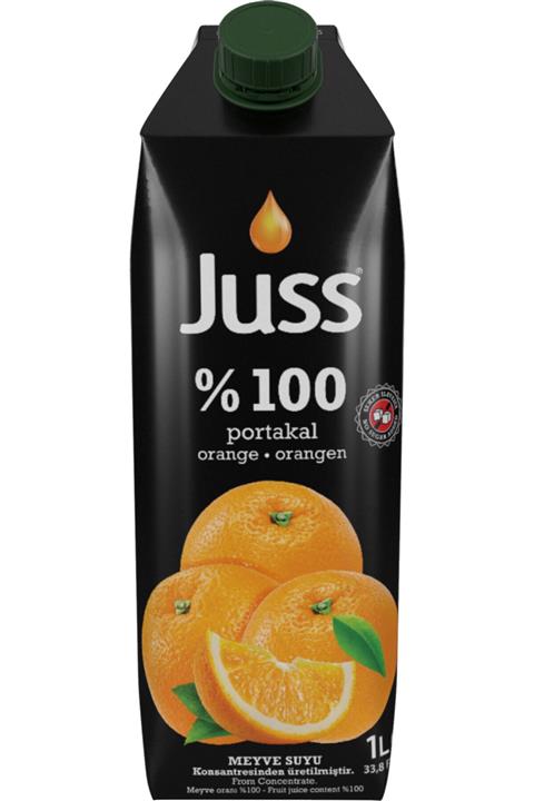 JUSS %100 Portakal Suyu 1 Litre X 12'li