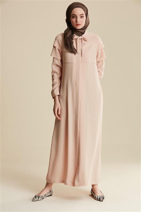 Tuğba Kadın Bej Pardesü