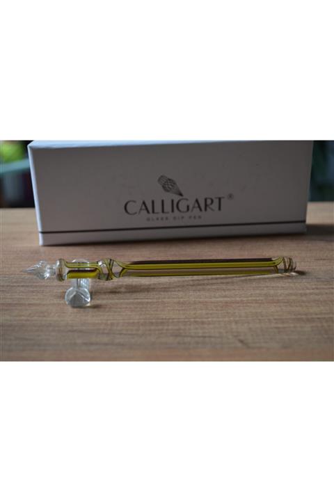 Calligart Callıgart Wave Sarı Yeşil Cam Kalem