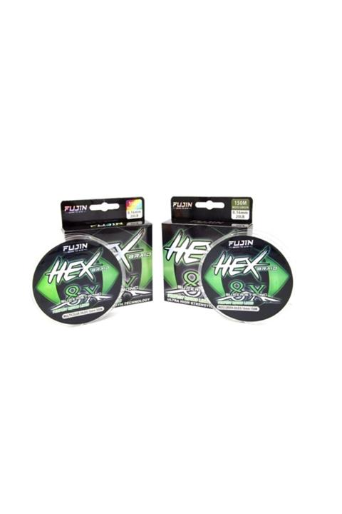 Fujin Hex Braid 8x 300mt Multicolor Pe Ip Misina 0,16 Mm