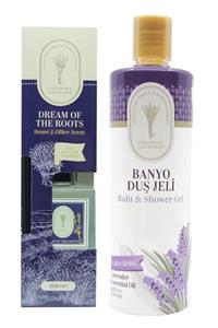 Dr. Lavender Bambu Çubuklu Lavanta Oda Kokusu 100 Ml + Bitkisel Lavanta Yağlı Duş Jeli 250 Ml