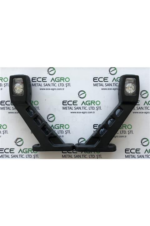 ALPOTEK Dorse Römork Uzun Boynuz Lamba Led 2 Adet