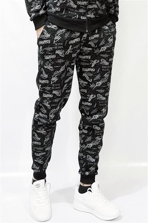 wingetstar Siyah Yazılı Eşofman Altı