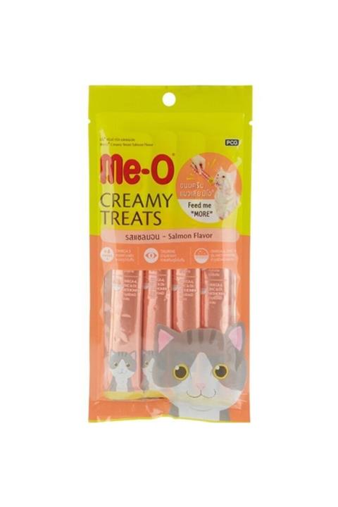 meo Meo Kremalı Somonlu Kedi Sıvı Ödül Maması 4x15 Gr