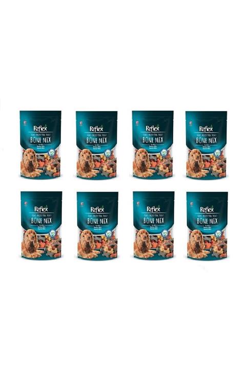 Reflex Yarı Yumuşak Kemik Mix Köpek Ödül 150 Gr. X 8 Adet