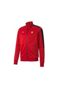 Puma Erkek Kırmızı Günlük Ferrari Race Ceket  T7 Track Jkt 59794401