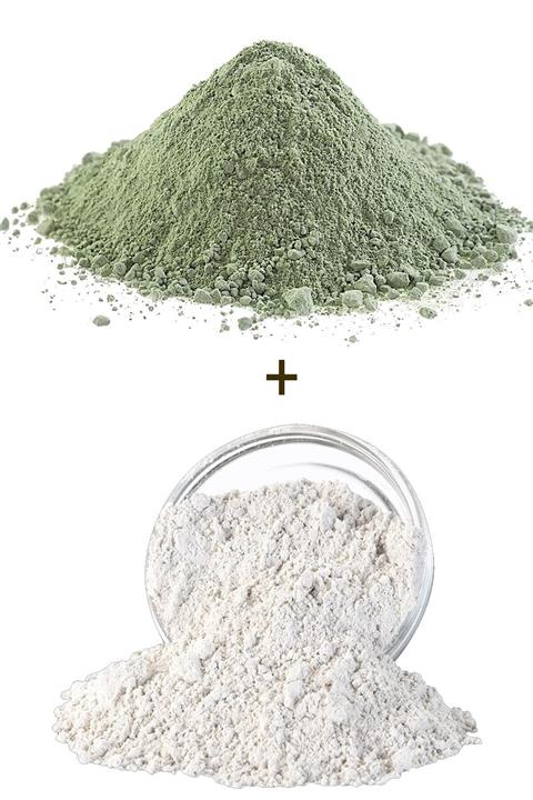 aktarix 1 Kg Beyaz Kil + 1 Kg Yeşil Kil