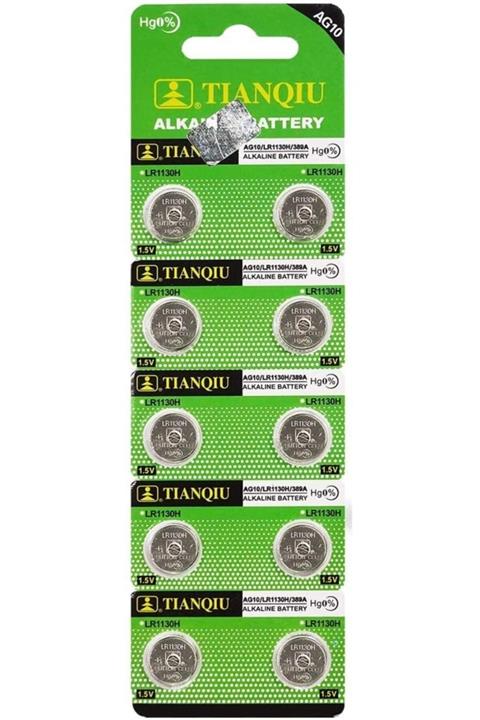 Alpa Store Buton Pil - Saat Lazer Hesap Makinesi Pili 10lu Paket Ag10 - Lr1130h - 389a -1.55v