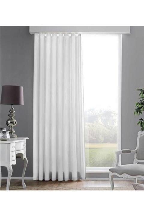 ISSA TEKSTIL Beyaz Güneşlik Perde