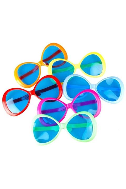 tamithalat Büyük Boy Oval Parti Gözlüğü 12 Adet
