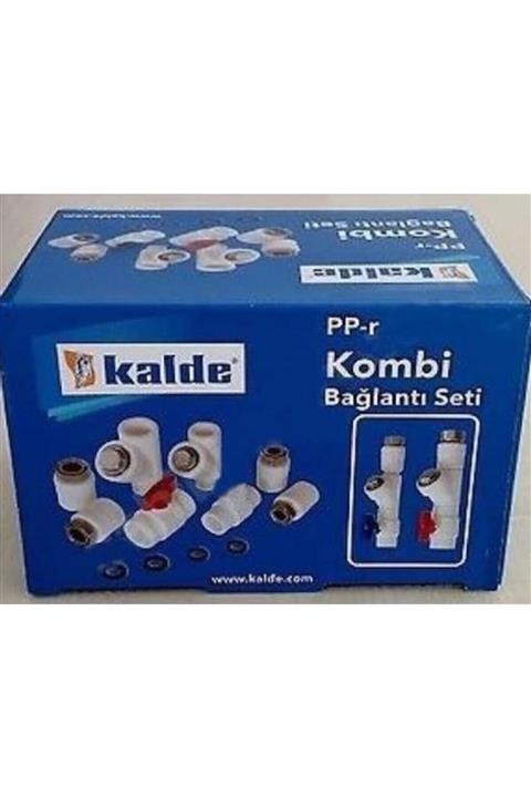 KALDE Kombi Alt Bağlantı Seti Dirsekli