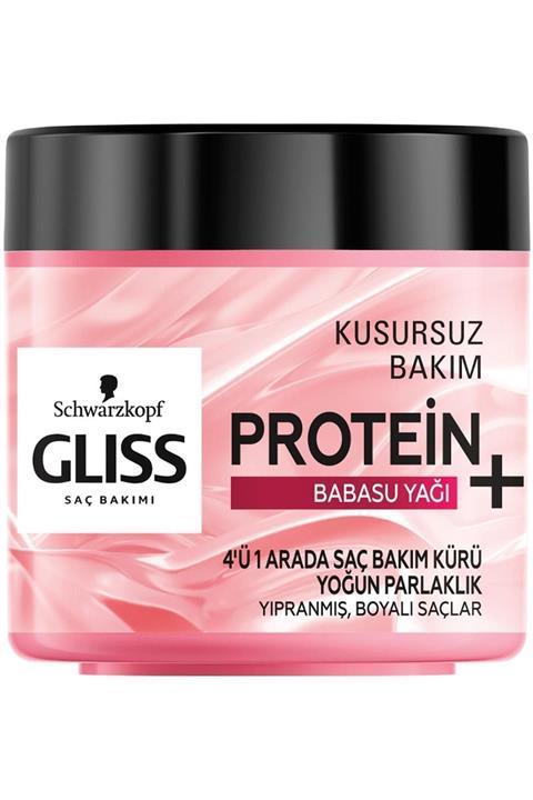 Gliss 4'ü 1 Arada Yoğun Parlaklık Saç Bakım Kürü 400 Ml