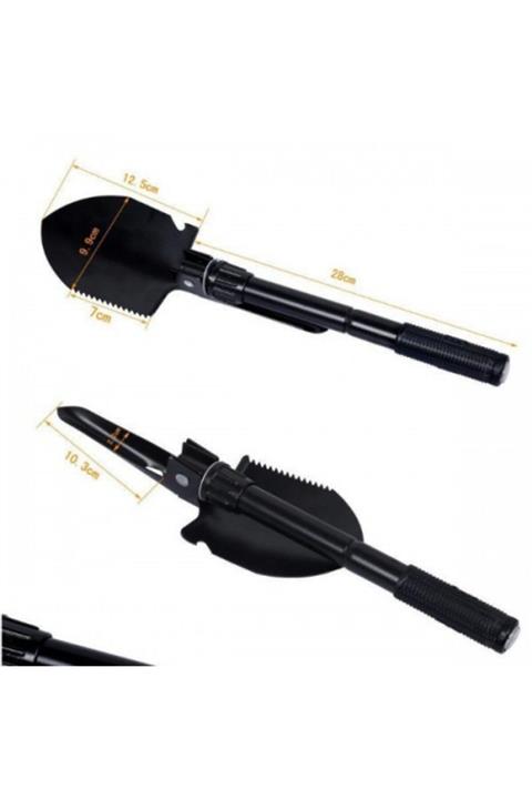 NO NAME Pusulası Katlanır Portatif Kazma Kürek Seti