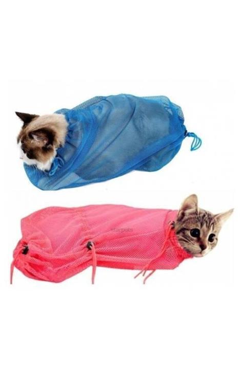 Ankaflex Kedi Bakımı Filesi Kedi Aşı Tırnak Kesme Duş Yıkama Filesi