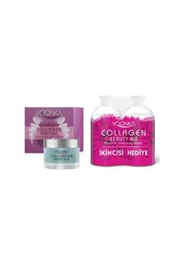 Voonka Collagen H2o Makyaj Temizleme Suyu 500 Ml X2 Adet+ Kırışıklık Karşıtı Hyaluronic Acid Krem 50 ml