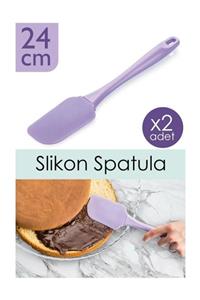 BYSHOME 2'li Slikon Spatula (24CM)