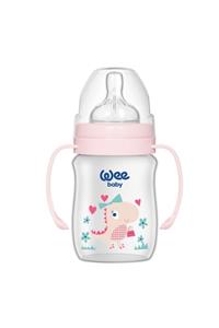 Wee Baby Pembe Klasik Plus Geniş Ağızlı Kulplu Pp Biberon 150 ml 137