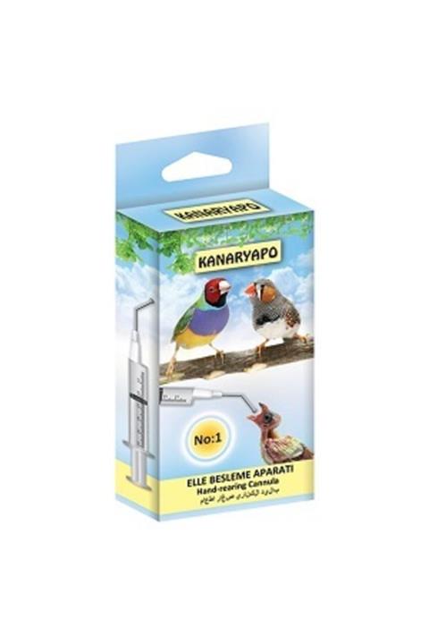 Kanaryapo Kafes Kuşları Için Elle Besleme Mama Şırıngası No 1