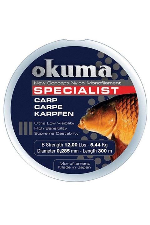 Okuma Carp 300 m Sazan Avı Olta Misinası Kamufle 0,47mm