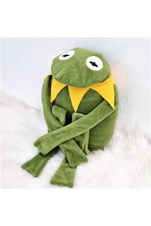 DÜKKAN DESİGN Kurbağa Kermit Yastık