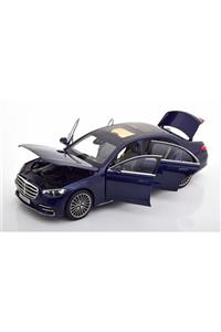 Norev 2020 Mercedes Benz S Class V223 Dark Blue 1:18 Ölçek