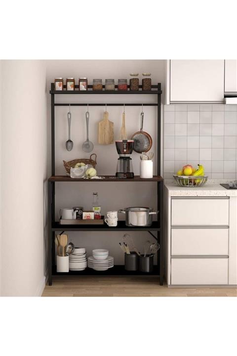 Zizuva Modern Mutfak Banyo Cafe Bar Restoran Düzenliyici Aksesuar 5 Li Konsül Dolap