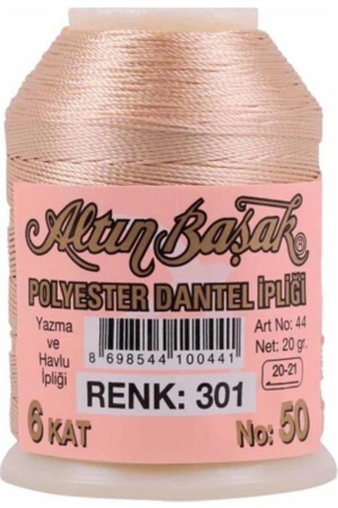 Altınbaşak Polyester Dantel Ipliği 6 Kat No 50 / 301 (20 Gr)
