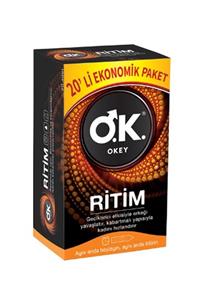 Okey Ritim Prezervatif Ekonomik Paket 20'li