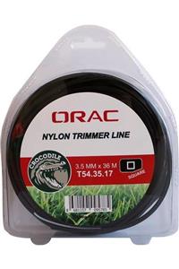 Orac Siyah Tırpan Misinası 3,50 mm 36 mt