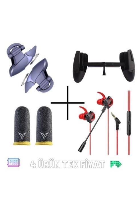 MADEPAZAR Esporcu Full Set Pubg Parmaklık Kulaklık Konsol Tetik