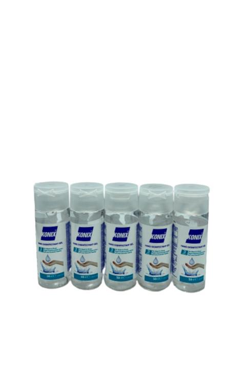 Konix 5 Adet 50 Ml Antibakteriyel El Ve Cilt Dezenfektanı 5x50ml