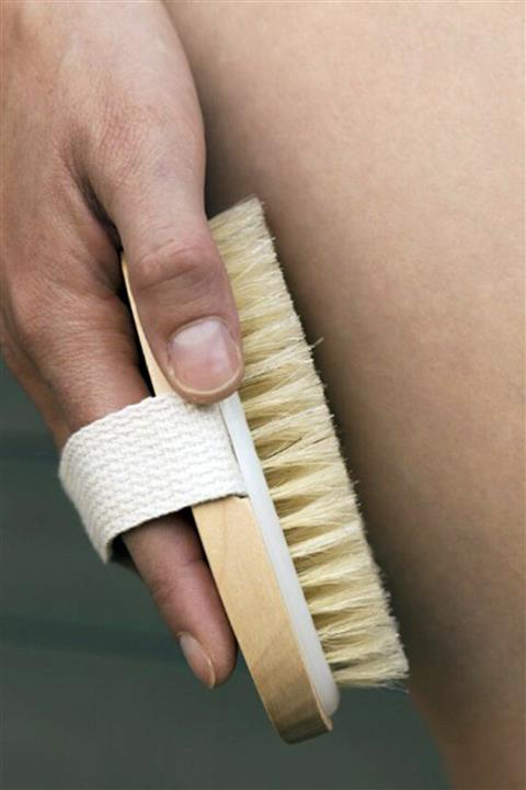 Amasra Doğal At Kılı Fırça Selülit Fırçası Cilt Bakım Fırçası