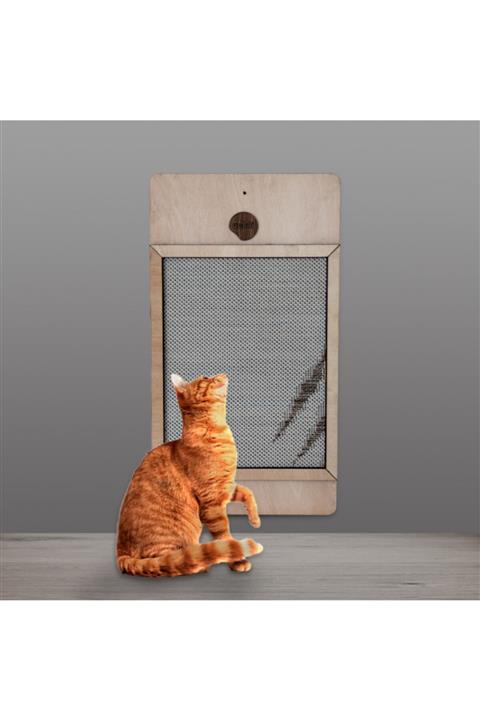 Wodoti Duvar Tipi Tırmalama Materyali Bej 70x38 Cm