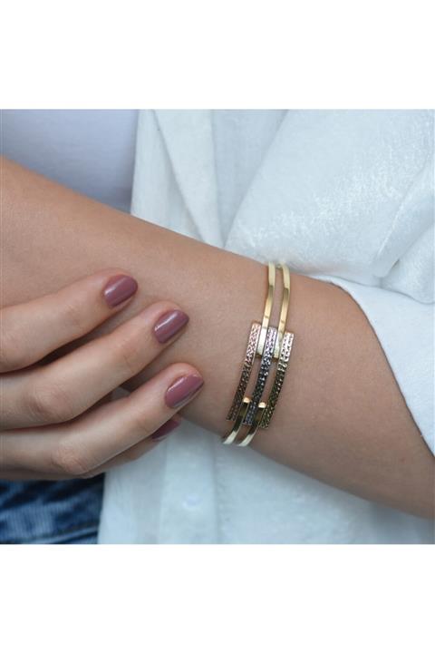 Goza Jewellery Kaburga Kalemli Üç Sıra