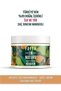 Faith In Nature %99 Doğal Besleyici Saç Bakım Maskesi Shea&Argan Çok Kuru Saç Tipleri İçin