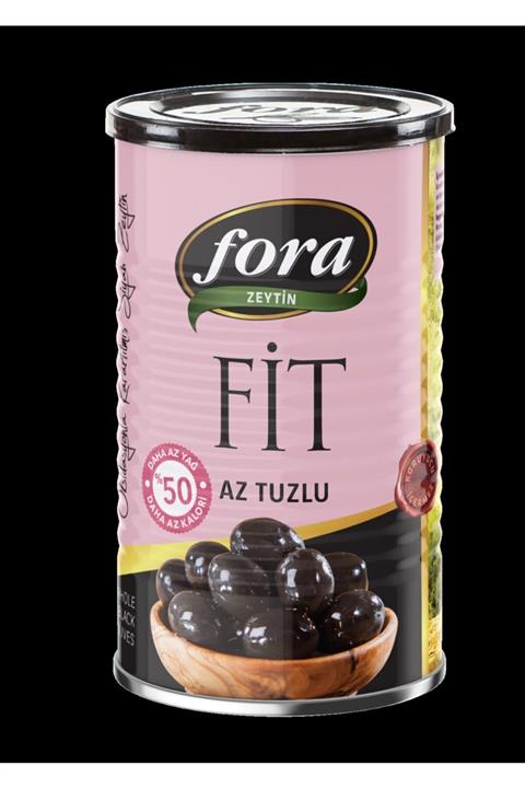 FORA ZEYTİN Az Tuzlu Az Yağlı Siyah Zeytin 720gr